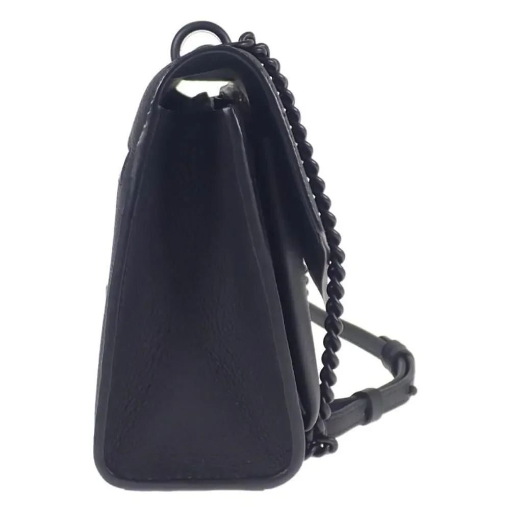 Louis Vuitton My LockMe BB Monochrome Shoulder Bag Calfskin Black